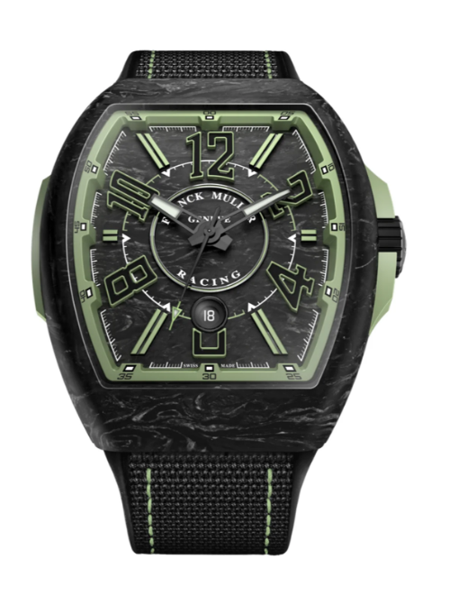 Best Franck Muller Vanguard Krypton Racing V 45 SC DT RCG KRYPTON 2 NR CARBON NR NR VE VE (VE) Replica Watch